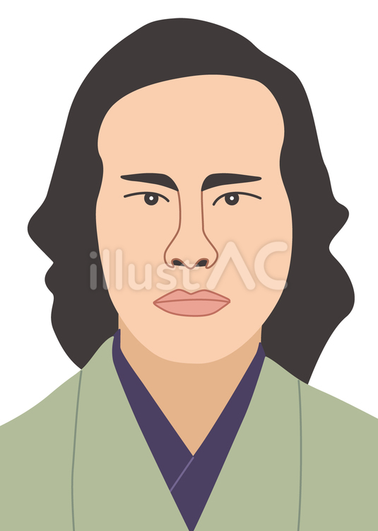 植木枝盛（カラー） 植木枝盛,歴史,日本史のイラスト素材
