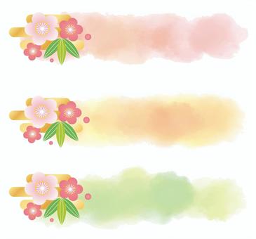 插图, 日本风格, 框架, ashirai, 