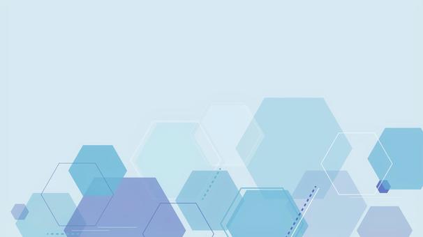 シンプルな背景素材・六角形01ブルー 背景,背景素材,六角形,シンプル,ブルー,幾何学模様,青,ビジネスのイラスト素材