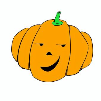 にやり顔のかぼちゃ