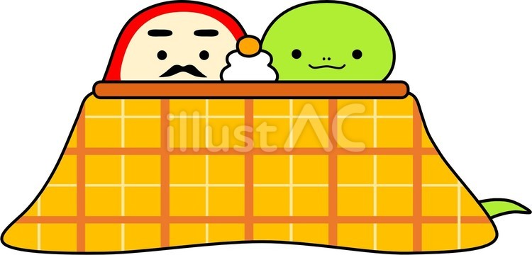 お正月の素材5　ぬくぬくへび 年賀状,正月,挿し絵のイラスト素材