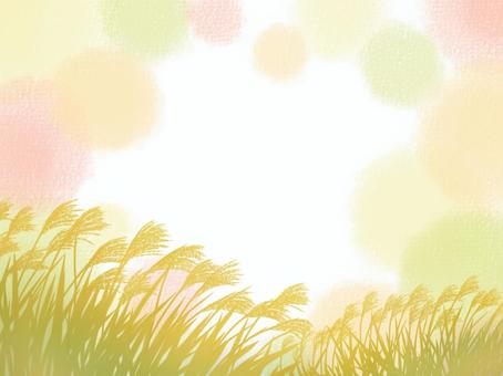 すすきフレーム 秋色