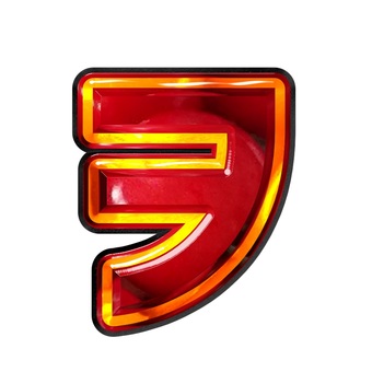 カタカナ文字ヲ 文字,ギラギラ,赤色,カタカナ,ヲのイラスト素材