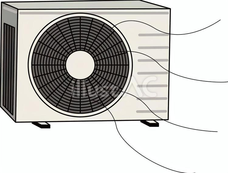 室外機　　 室外機,クーラー,空調のイラスト素材