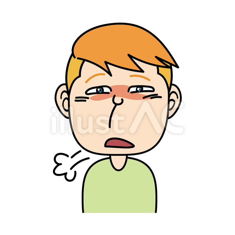 男の子-B見下した表情 男性,男の子,こどものイラスト素材