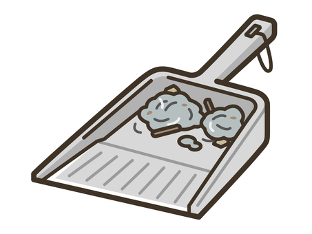 掃除_ちりとり03 ちりとり,ごみとり,ゴミ,ちり,綿ごみ,ほこり,掃除用具,掃除道具,道具,用具のイラスト素材