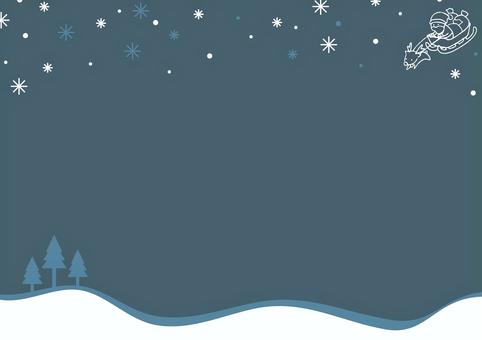 雪景色の背景11 クリスマス,サンタクロース,冬,背景,雪,トナカイ,ソリ,冬景色,雪景色,風景のイラスト素材