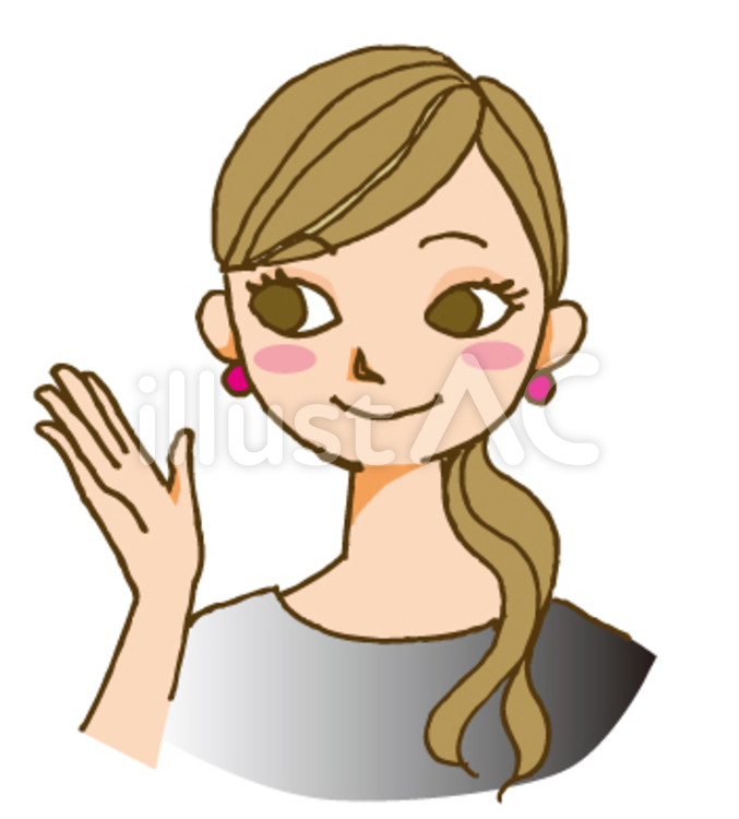 受付　女性 受付,女性,olのイラスト素材
