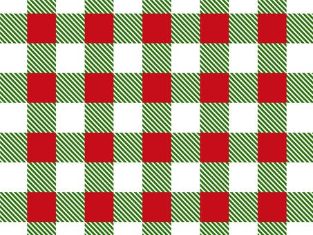 クリスマス　チェック　パターンスウォッチ