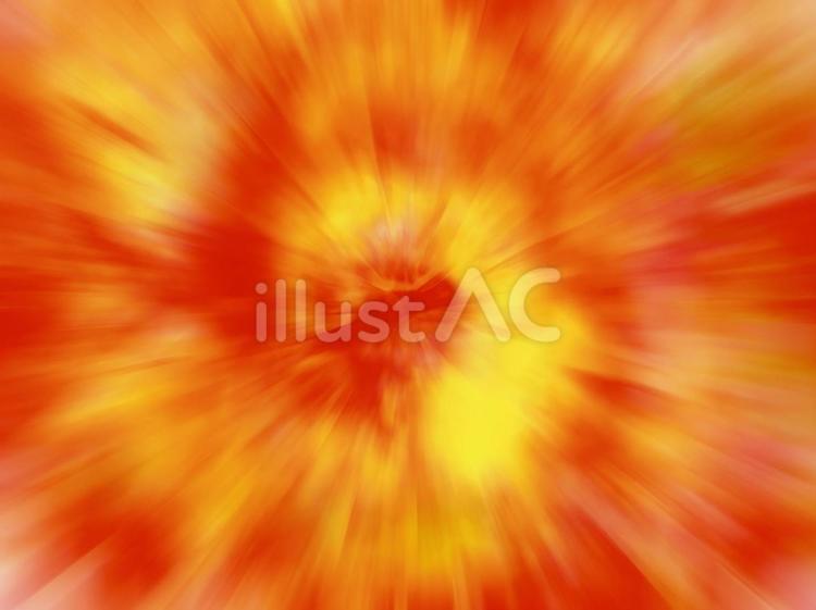赤と黄色の放射状に広がる抽象背景 抽象,背景,赤のイラスト素材