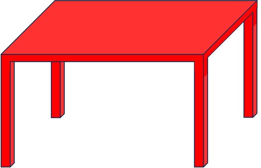 Illustration, table, stylish, simple, 