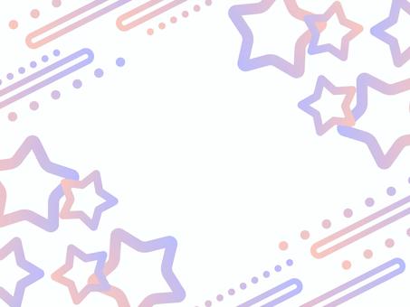 ポップな星のグラデメンフィス背景 紫 背景,グラデーション,メンフィス,かわいい,ポップ,星,キラキラ,ピンク,幾何学,図形のイラスト素材