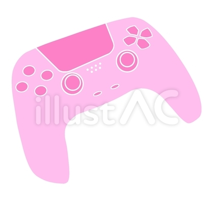 パステルカラーのゲームコントローラー