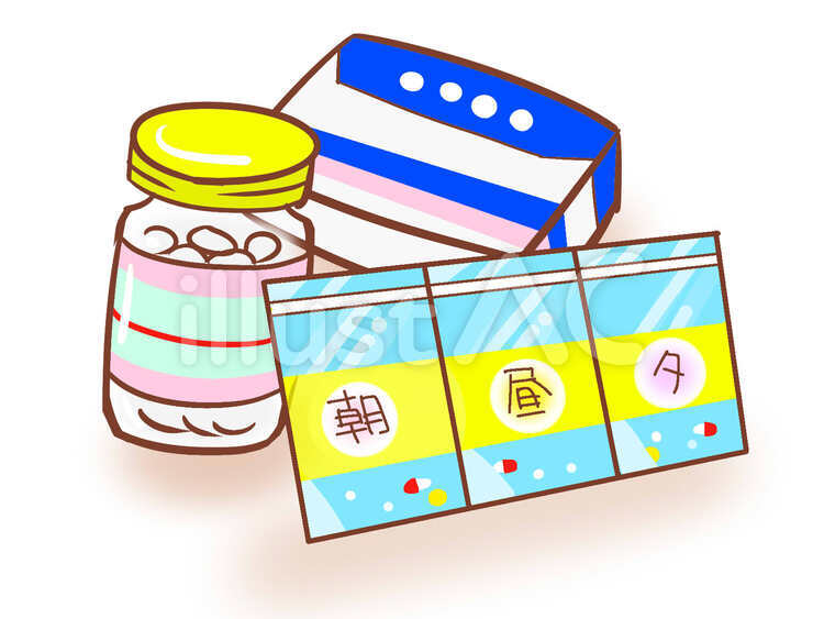 しゃちょまろ医療薬ドラッグくすり病院接客 チラシ,広告,ちらしのイラスト素材