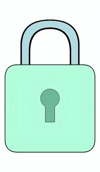 南京錠_padlock 南京錠,錠前,施錠,防犯,セキュリティのイラスト素材