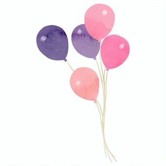 Illustration of balloons that can be used for letters 3, , JPG, PNG and AI