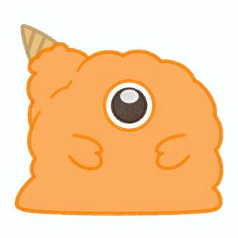 ハロウィン モンスター オレンジ ハロウィン モンスター オレンジ ハロウィン,モンスター,秋,10月,年中行事,イベント,素材,ハロウィン素材,シンプル,アイコンのイラスト素材
