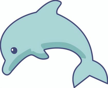 【動物】イルカ（その１） イルカ,動物,哺乳類,生き物,水族館のイラスト素材
