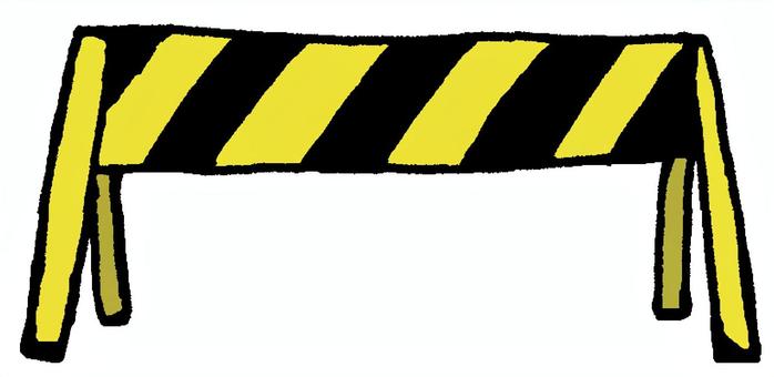 工事用バリケード1  工事用,バリケード,看板,工事,標識,工事現場,点検中,建設中,工事中,作業中のイラスト素材