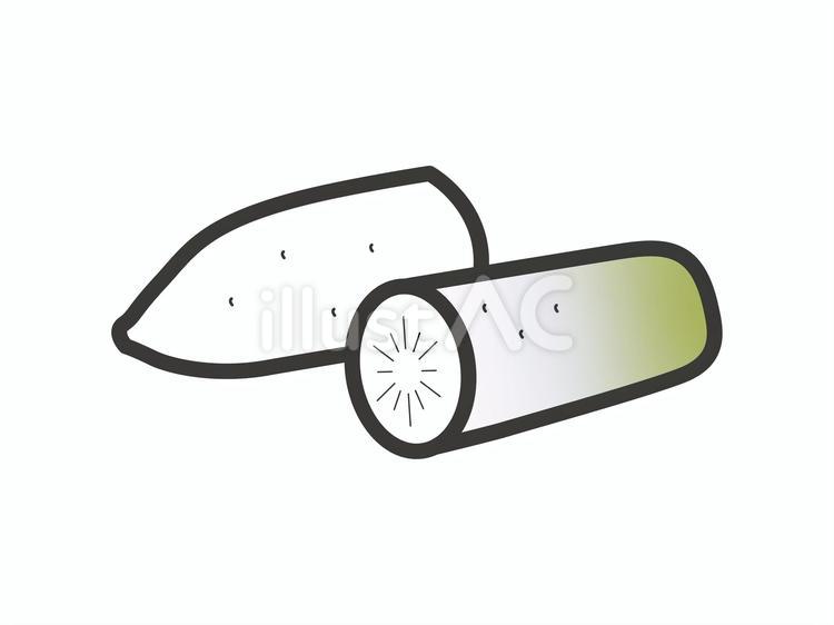 大根03 大根,野菜,アイコンのイラスト素材