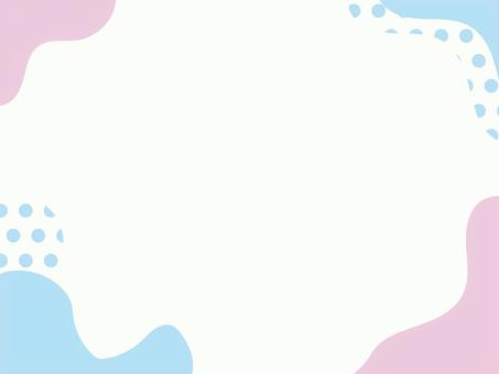 ピンクと水色のポップな背景