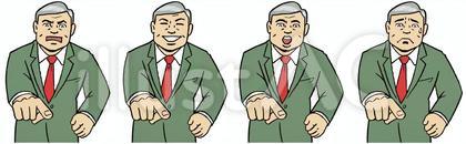 会社員シリーズ 社長さん ベクターデータ