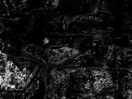 黒と白のクラック入り石壁テクスチャ背景 背景,テクスチャ,黒,白,石,壁,クラック,ひび割れ,割れ目,岩のイラスト素材
