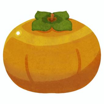 Illustration, persimmon, food, plant, 