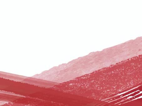 筆のライン背景ー落ち着いた赤色 背景素材,背面素材,ストローク,ブラシ,手描き,勢い,ブラッシュ,刷毛,手書き,かすれのイラスト素材