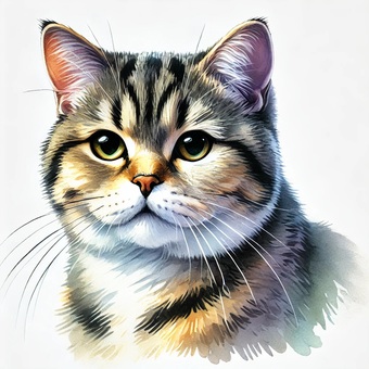 ヨーロピアンショートヘア ヨーロピアンショートヘア 動物,猫科,毛皮のイラスト素材