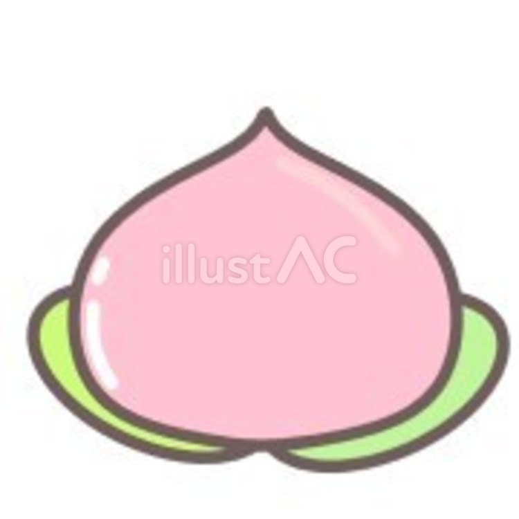 桃 桃,フルーツ,食べ物のイラスト素材