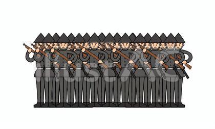 新政府軍の正面