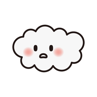 Illustration, cloud, face, icon, 