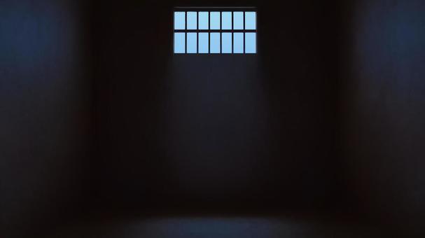 明るい外が見える暗い牢屋 牢獄,部屋,牢屋,背景,風景,景色,ファンタジー,風景画,ダンジョン,暗いのイラスト素材