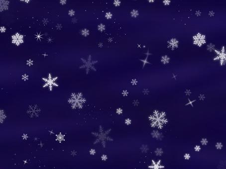 散らされた結晶 夜,結晶,雪,藍,奇麗のイラスト素材