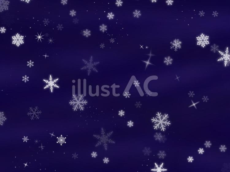 散らされた結晶 夜,結晶,雪のイラスト素材