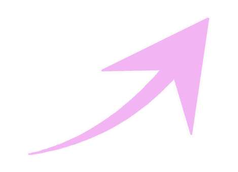 上昇矢印アイコン 矢印,上昇,上,ポップ,イメージ,シンプル,アイコン,方向,値上がり,ゆるやかのイラスト素材