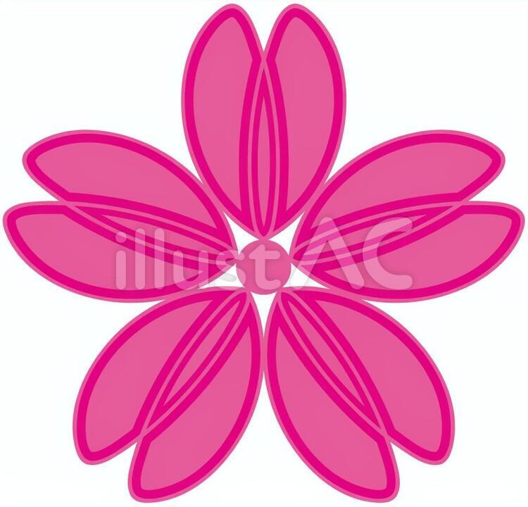 ｈ28桜素材17 桜,さくら,サクラのイラスト素材
