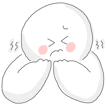怖がる人 怖がる人 かわいい,怖い,怖がる,不安,恐怖,震える,ネガティブ,困る,しょんぼり,しょぼんのイラスト素材