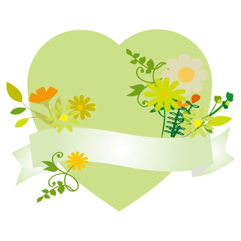 Elegant Heart G, heart, flower, card, JPG, PNG and AI