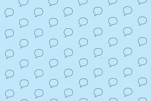 水色の吹き出しアイコン背景 水色,吹き出し,会話,チャット,メッセージ,トーク,コメント,背景,パターン,シームレスのイラスト素材