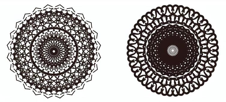 黒レースイラスト 無料イラストなら イラストac
