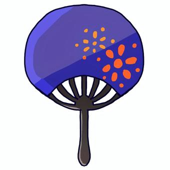 うちわ うちわ,夏祭り,夏,風物詩,内輪,浴衣のイラスト素材