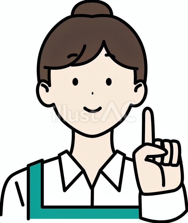お団子のお店の店員さんポイント 店員,店員さん,女のイラスト素材