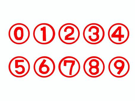 数字 数字 数字,1,2,3,4,5,6,7,8のイラスト素材