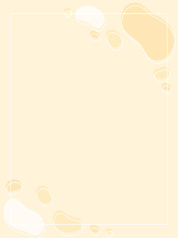 黄色い水滴風の幾何学模様フレーム背景 背景,フレーム,水滴,液体,幾何学模様,ランダム,縦,あしらい,飾り枠,コピースペースのイラスト素材