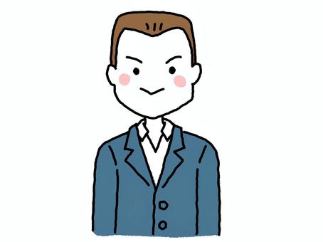 成人男性（バストアップ）