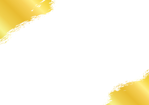 金色の筆のフレーム