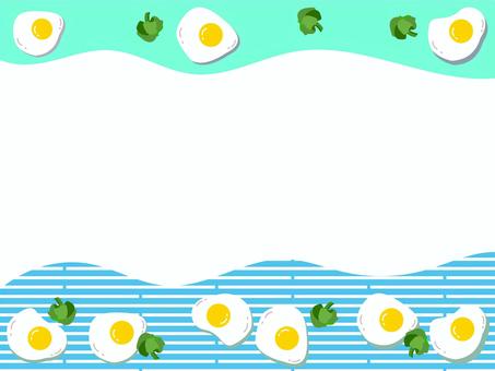 背景　目玉焼き　楽しい 背景,back,模様,柔らかい,優しい,あざやか,カラフル,落ち着く,すがすがしい,きれいのイラスト素材