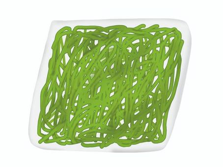 茶そば 茶そば,瓦そば,麺,茹で,袋入り,食材,食べ物のイラスト素材